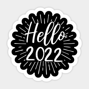 Hello 2022 Sticker